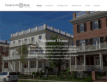 Tablet Screenshot of fairviewrow.com